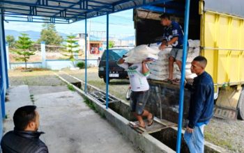 Perumda Tirta Bengi Terima Bantuan 6 Ton PAC