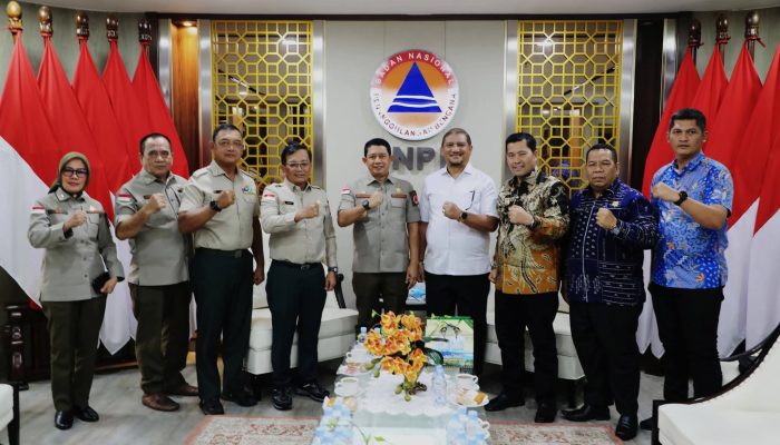 Bupati Armia Temui BNPB Bahas Pencairan Dana Stimulan Rumah