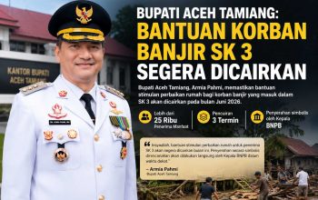 Bantuan Korban Banjir SK 3 Segera Dicairkan