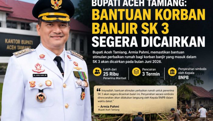 Bantuan Korban Banjir SK 3 Segera Dicairkan
