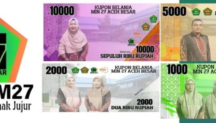 MIN 27 Aceh Besar Terapkan Sistem Kupon untuk Kantin Sehat