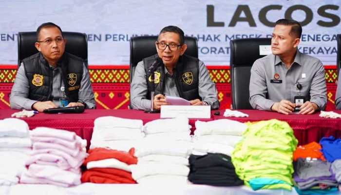 DJKI Musnahkan 567 Barang Bukti Merek Lacoste