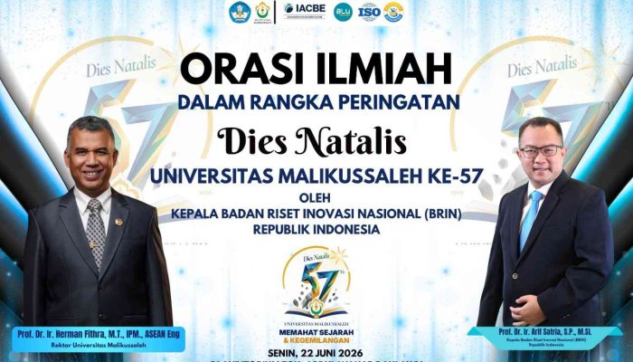 Unimal Hadirkan Kepala BRIN pada Puncak Dies Natalis
