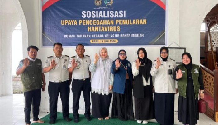 Dinkes Bener Meriah Sosialisasi Penyakit Menular di Rutan