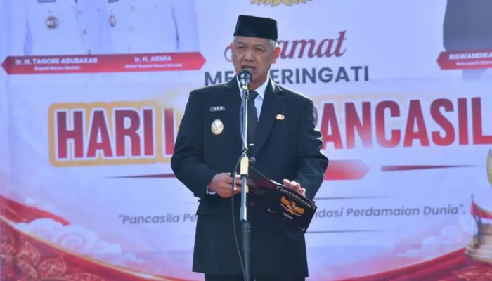 Wabup Bener Meriah Pimpin Upacara Hari Lahir Pancasila