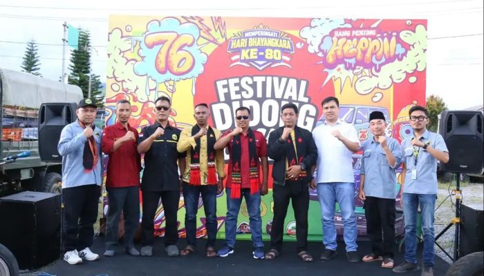 Asisten I Buka Festival Didong HUT Bhayangkara ke-80