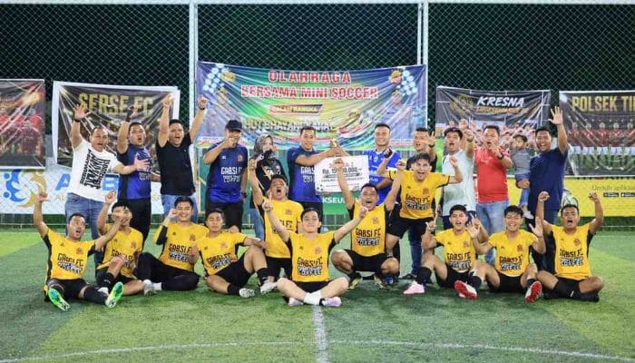 Gabsi FC Juara Turnamen MiniSoccer Hari Bhayangkara ke-80