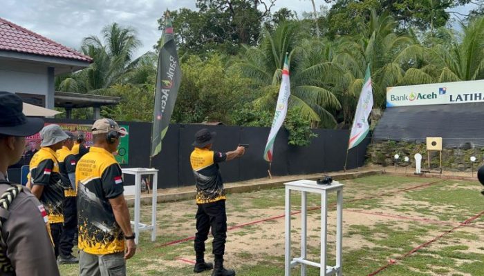 Kejuaraan Menembak Hari Bhayangkara Perkuat Sinergi Forkopimda Aceh Selatan