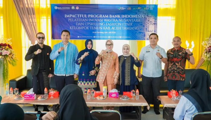 Dekranasda Gandeng BI Kembangkan Tenun Aceh Tamiang