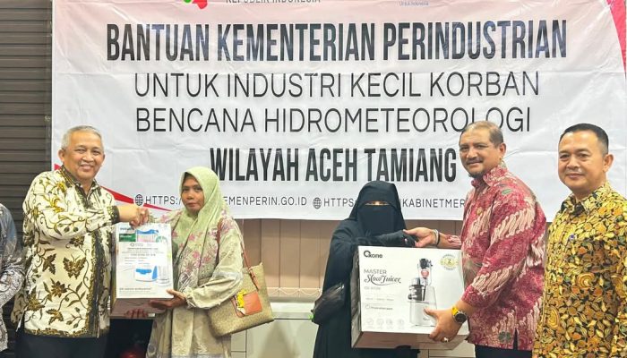 Kemenperin Bantu IKM Korban Banjir di Aceh Tamiang