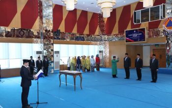 Kepala BNPB Lantik Tiga Pejabat Strategis