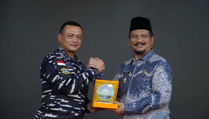 Bupati Armia dan Dankodaeral Bahas Pemulihan Pascabencana Aceh Tamiang