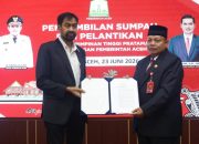 Mualem Lantik Misran Fuadi sebagai Kadis Syariat Islam