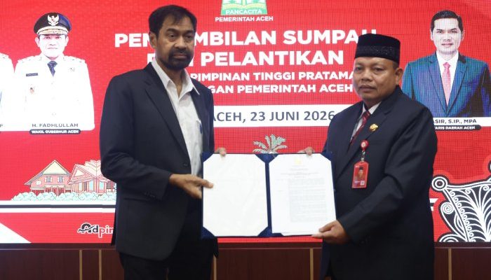 Mualem Lantik Misran Fuadi sebagai Kadis Syariat Islam