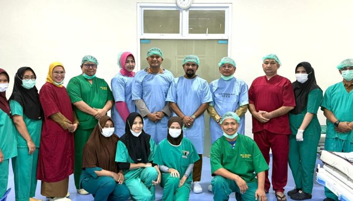 Al-Farlaky Tinjau Operasi Bibir Sumbing Hari Bhayangkara ke-80