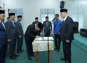 Bupati Tagore Lantik Empat Pejabat Pimpinan Tinggi Pratama