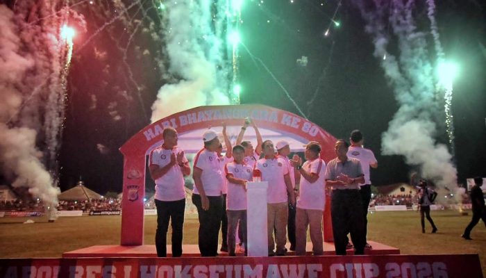Kapolres Buka Turnamen Sepak Bola Berhadiah Rp170 Juta