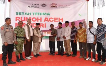 Wabup Aceh Tamiang Terima 54 Rumah Hunian dari LAZNAS