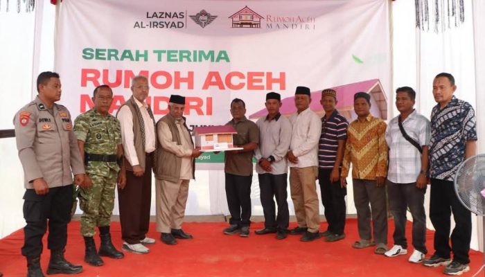 Wabup Aceh Tamiang Terima 54 Rumah Hunian dari LAZNAS