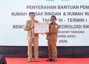 22.250 KK di Aceh Tamiang Terima Bantuan Perbaikan Rumah