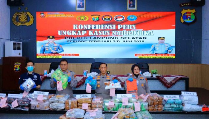 Polda Lampung Ungkap 17 Kasus Narkotika