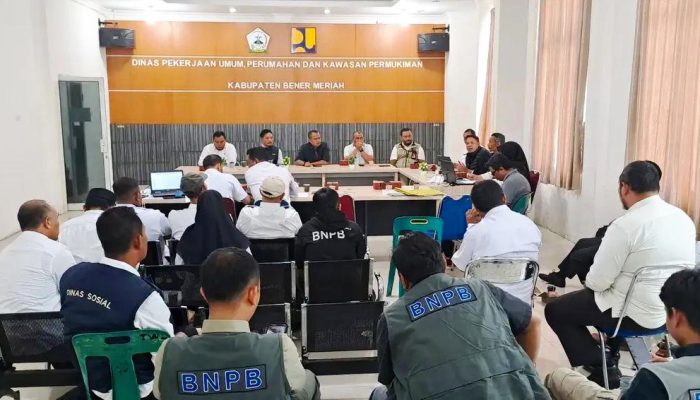 Sekda Bener Meriah Pimpin Rakor Rekonstruksi Pascabencana