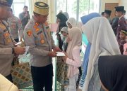 Kapolres Lhokseumawe Santuni 60 Anak Yatim