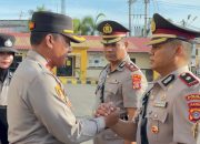 Kapolres Lhokseumawe Pimpin Sertijab Wakapolres dan Lima Kapolsek