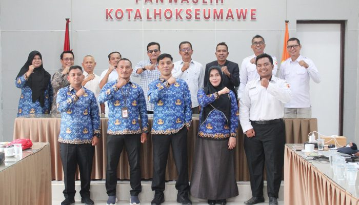 KIP – Panwaslih Lhokseumawe Bahas Sipol, Bagian Ini Penting Diketahui Parpol