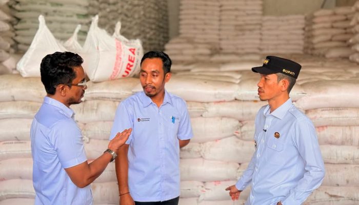 Bupati Aceh Barat Sidak Stok Pupuk Bersubsidi