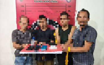 Empat Pengedar Sabu Ditangkap, Polisi Sita 64 Gram Barang Bukti