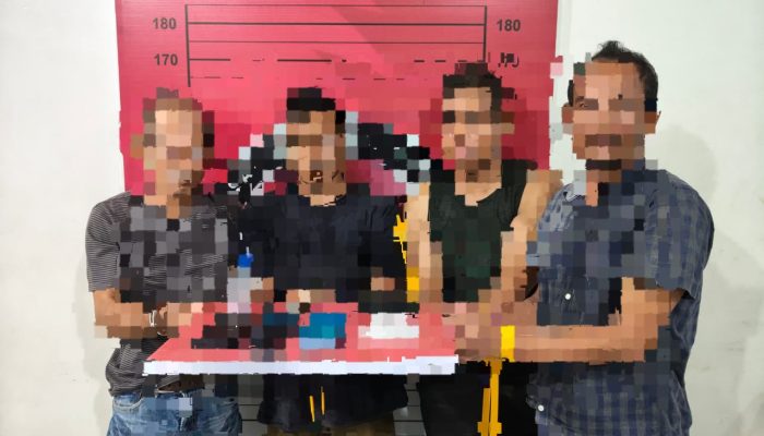 Empat Pengedar Sabu Ditangkap, Polisi Sita 64 Gram Barang Bukti