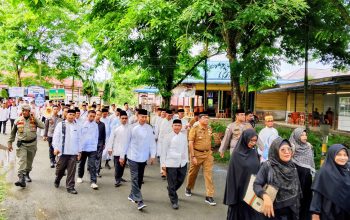 Ribuan Warga Simeulue Meriahkan Pawai Ta’aruf Tahun Baru Islam