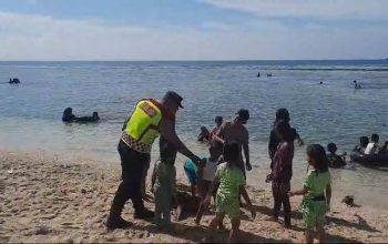 Polsek Mesjid Raya Patroli Objek Wisata, Jaga Keamanan Pengunjung
