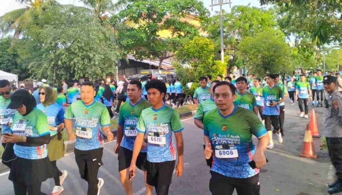 Polresta Banda Aceh Amankan Bhayangkara Run 2026 di Kota Banda Aceh