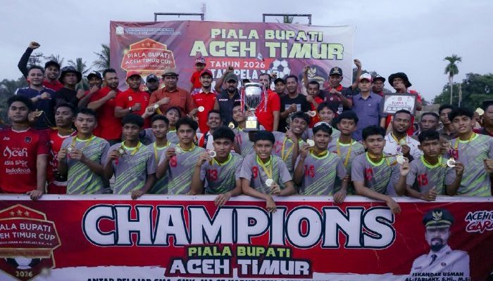 SMAN 1 Idi Rayeuk Juara Piala Bupati Aceh Timur 2026