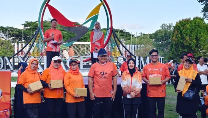 Kemenag Aceh Dukung Sukses Sensus Ekonomi Melalui Senam Bersama