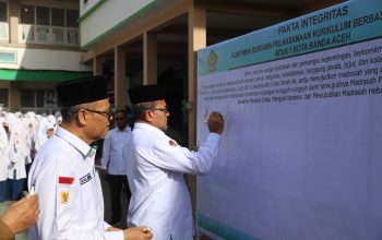 Kakanwil dan Sekda Aceh Tinjau MATAMUDA Ramah Anak Madrasah