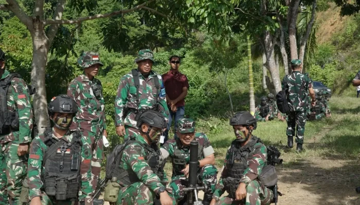 Pangdam IM Tinjau Latihan Pratugas Yonif Macan Leuser