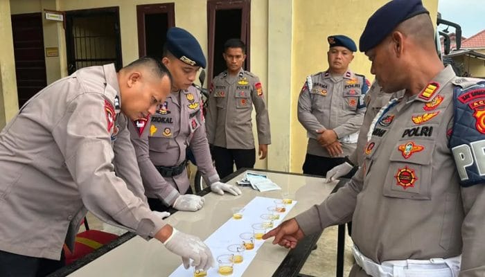 Brimob Polda Aceh Gelar Tes Urine Acak Personel