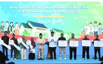 Prabowo Resmikan Akad Massal 62 Ribu KPR Subsidi Nasional