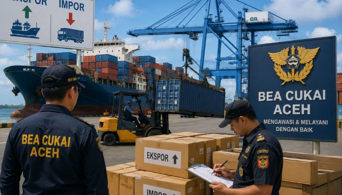 Bea Cukai Aceh Raih Rp317 Miliar Hingga Juni 2026