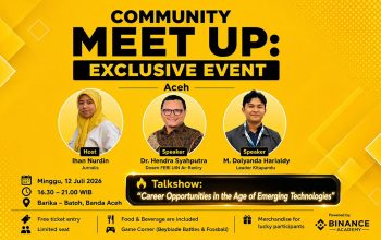 Binance Academy Gelar Community Meet Up di Aceh, Bahas Peluang Karier di Era AI