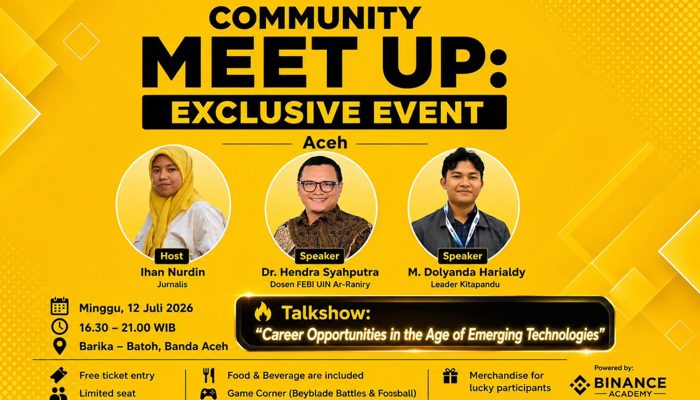 Binance Academy Gelar Community Meet Up di Aceh, Bahas Peluang Karier di Era AI