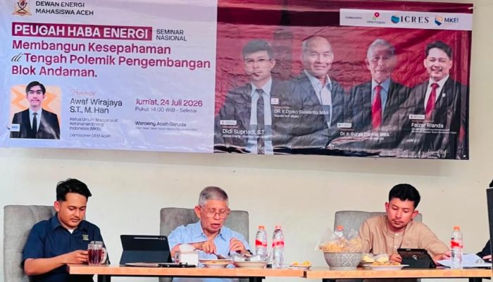 DEM Aceh Dorong Percepatan Investasi Blok Andaman