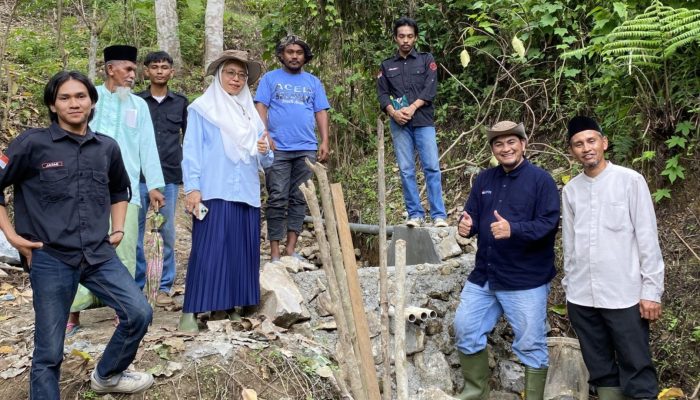 Kolaborasi UTU UNJ Bangun Air Bersih Pascabencana Nagan Raya