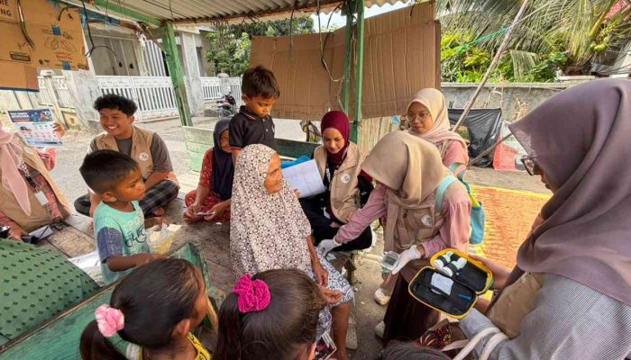 Mahasiswa KKN USK Layani Pemeriksaan Kesehatan Gratis