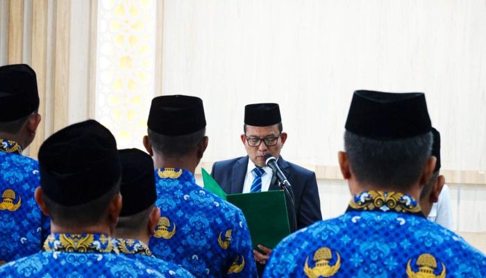 Kakanwil Kemenag Aceh Lantik 15 Pejabat Tugas Tambahan