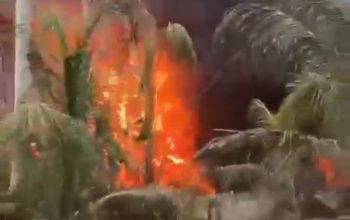Sumur Minyak Ilegal di Aceh Timur Terbakar, Api Masih Berkobar