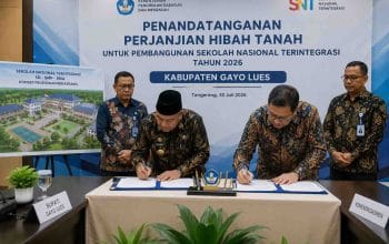Gayo Lues Hibahkan Lahan untuk Sekolah Nasional Terintegrasi
